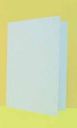 Klappkarte B 6 Artoz 1001 hochdoppelt, himmelblau